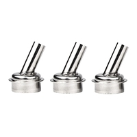 45Degree Curved Nozzle 5mm/7mm/10mm Hot Air Gun Heat Nozzle For 8610DW QUICK Hot Air Soldering Station 8610DX/8620DX