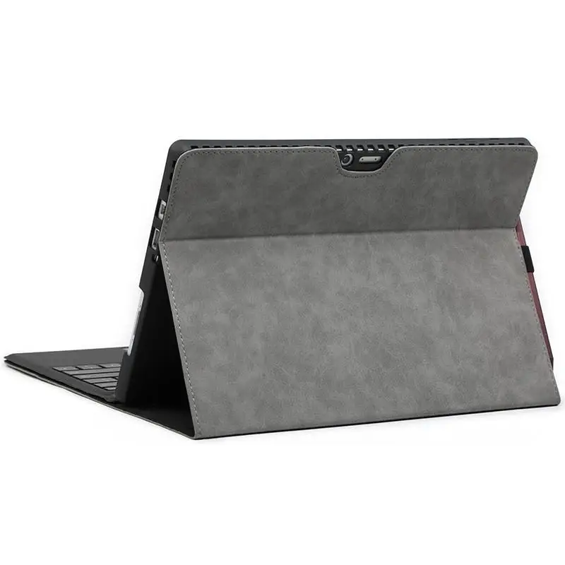 

Защитный чехол Microsoft Surface pro 9/10/X/8/7/6/5/4 и Go 1/2/3/4 — деловой роскошный чехол из искусственной кожи с магнитной подставкой