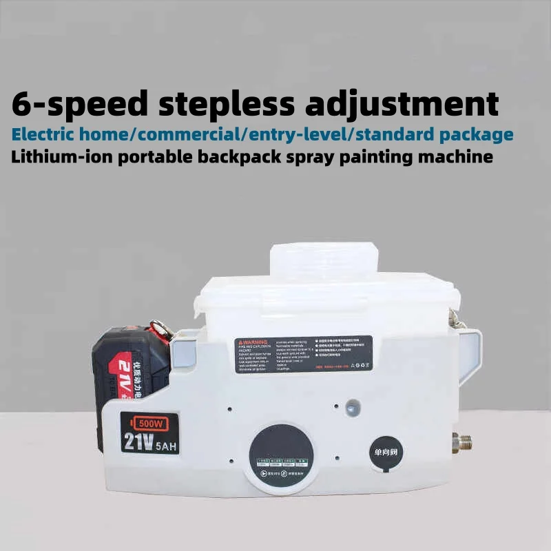 Battery Operated Handheld Airless Paint Sprayer Complete Gun Hose Kit Rechargeable Airless Sprayer for Home DIY Painting