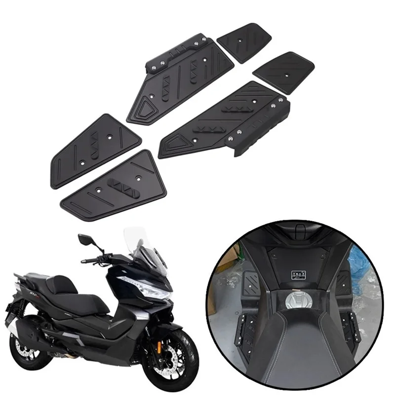 

For VOGE SR4 For VOGE SR4 MAX 350 Compatible Motorcycle Foot Peg Rest Pedal Footrest Foot Pedal Accessories Black