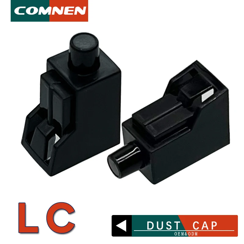 COMNEN 50/100 Uds LC herramienta de fibra óptica conector de cubierta antipolvo tapa protectora de polvo Pc para Cable de conexión óptica tapa de fibra óptica