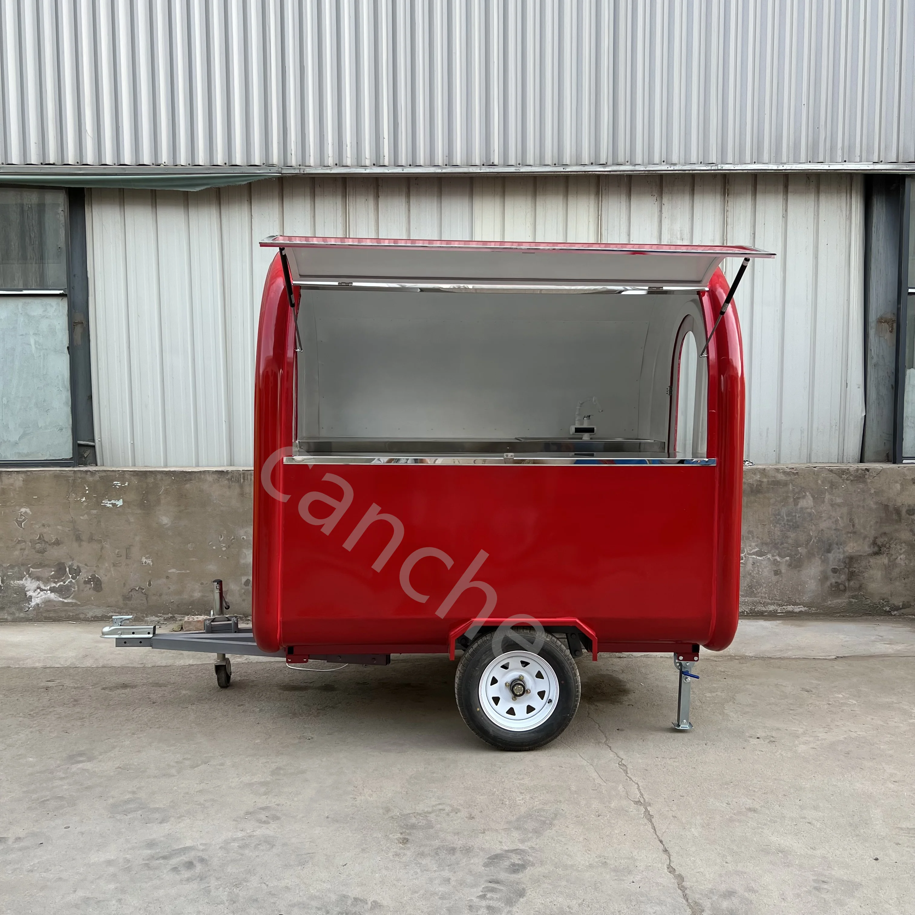 

Chinese Factory Price Mobile Fast Food Concession Customized Camper Trailer/ Hamburger Ice Cream BBQ Cart Truck