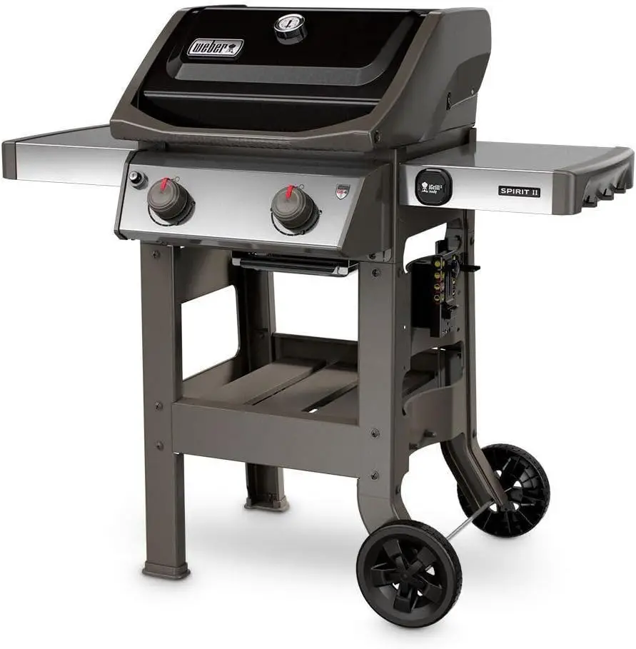 NEW Spirit II E-210 2-Burner Liquid Propane Grill, 48 x 26 x 57 inches, Black