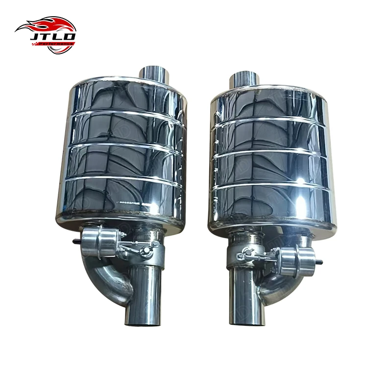 Universal 63 Mm Stainless Muffler Exhaust System Kit With Remote Control Variable S-ilencer And Car Exhaust Vacuum Valve