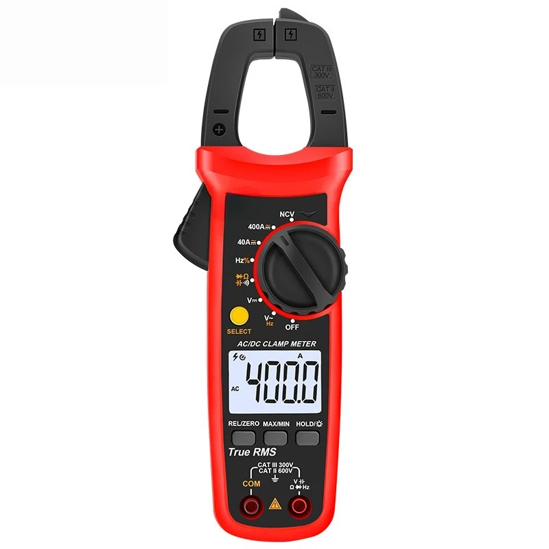 

Digital Clamp Meter AC DC Current Multimeter Tester Resistance Frequency Professional Electrical Maintenance Tool