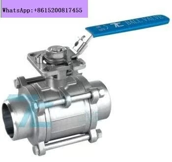 

Shoulong three-piece high platform butt welding ball valve TC147/TC149 TC Longsheng stainless steel welded ball valve