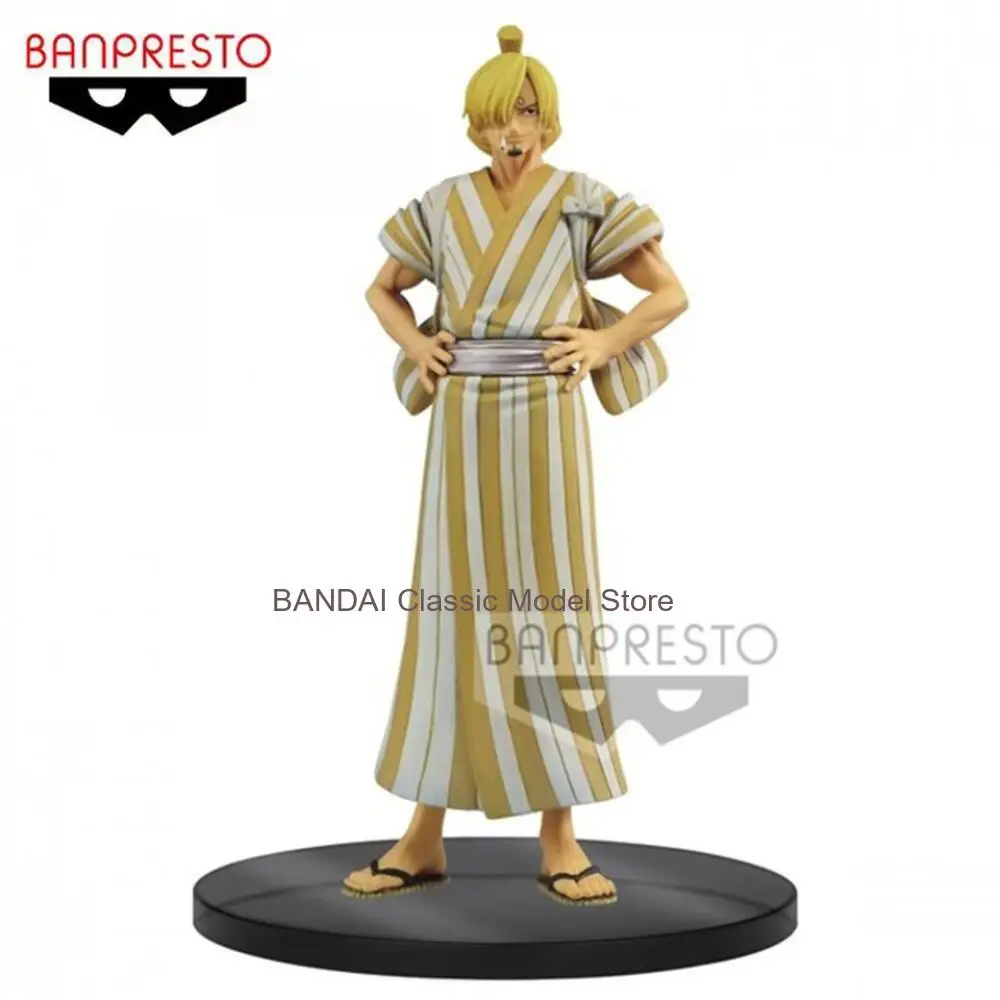 

100% Original One Piece 20cm Sanji Great Route Wano Country PVC Action Model Figureine Collection Toys
