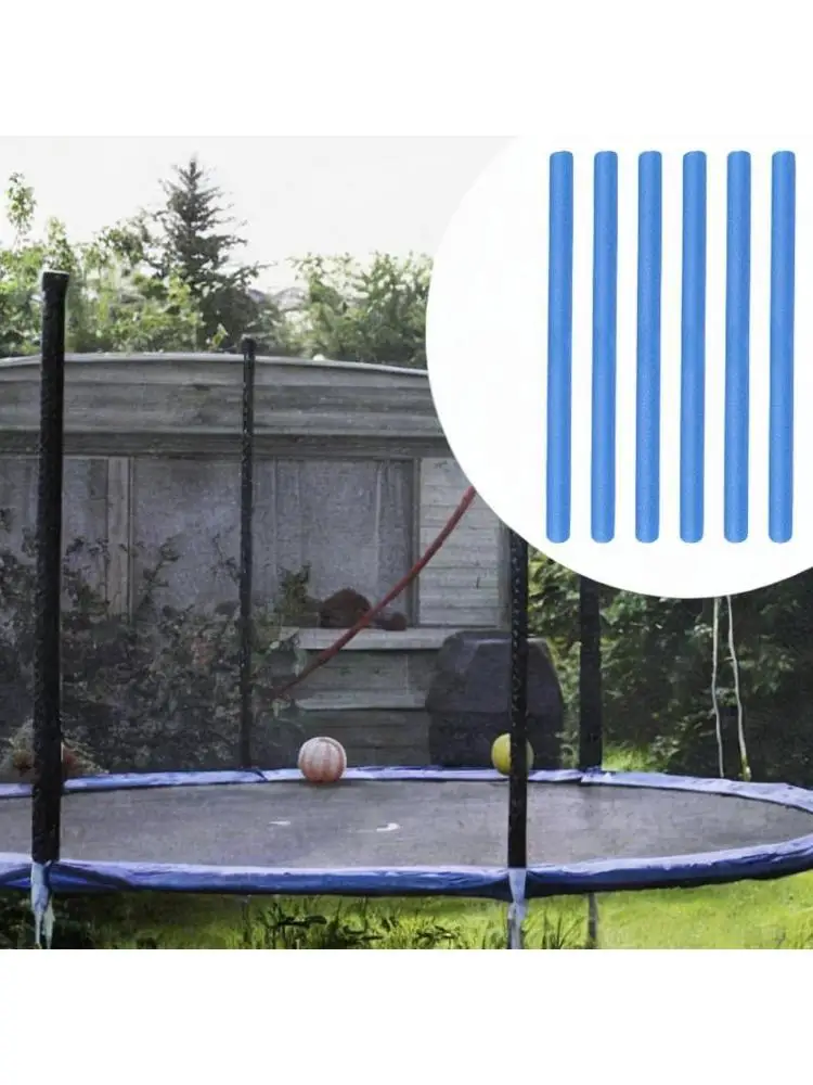 Manchons en mousse pour poteau de Trampoline, 6 pièces, protection Portable 15.75 pouces, accessoires de rembourrage pour lit de saut intérieur, Tube d'extérieur