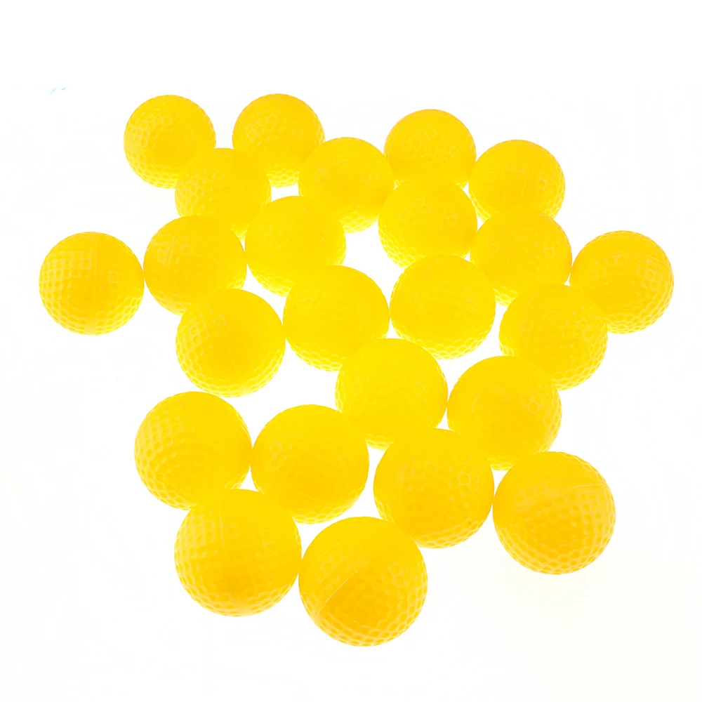 12Pcs Hollow Plastic Indoor Practice Golf Balls For Kids