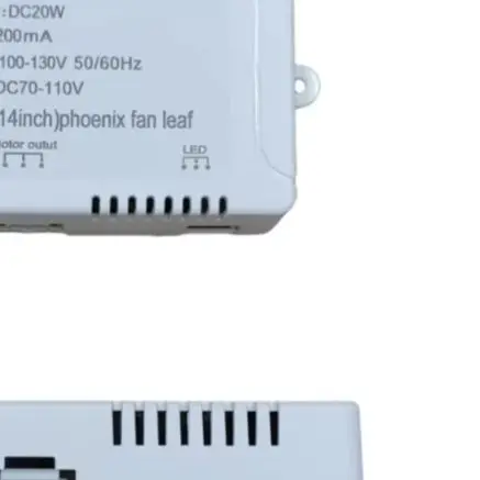 For 24V DC Fan Light Remote Control Receiver Stepless Dimming For Frequency Conversion Controller AC100-130V Input White PC Case