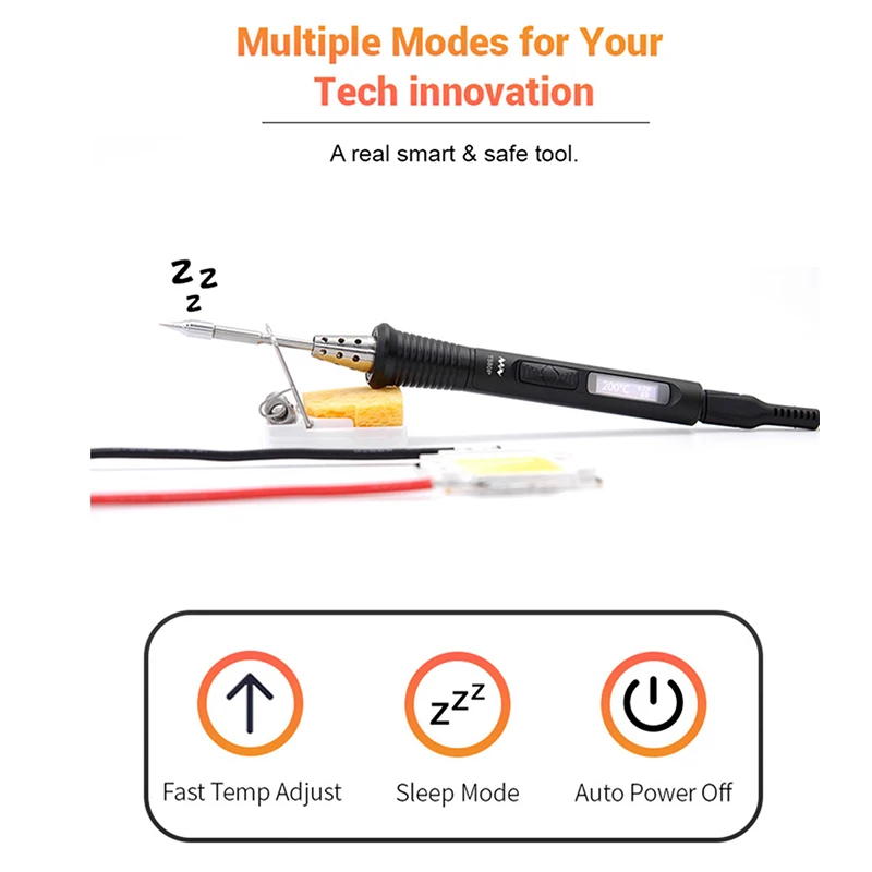 Original TS80 TS80P Electronic Soldering Iron Adjustable Temperature Programmable Portable Digital Display Tin Soldering Tools