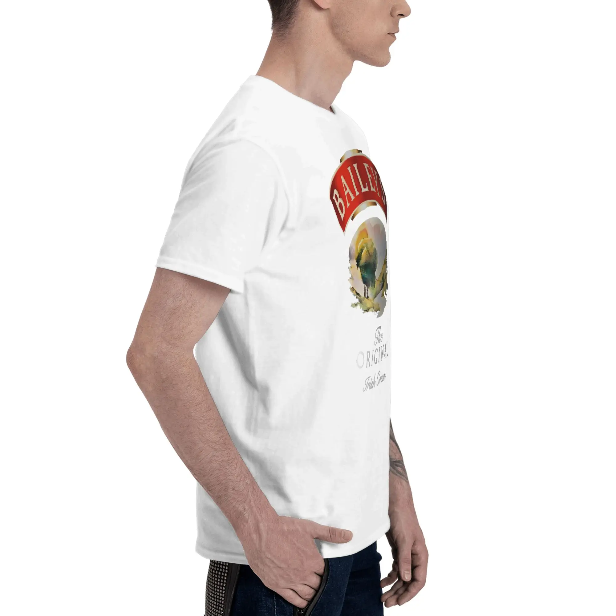 Baileys CreamIrish Lazy Style Reversible T-shirt Japanese Style Lazy Tees