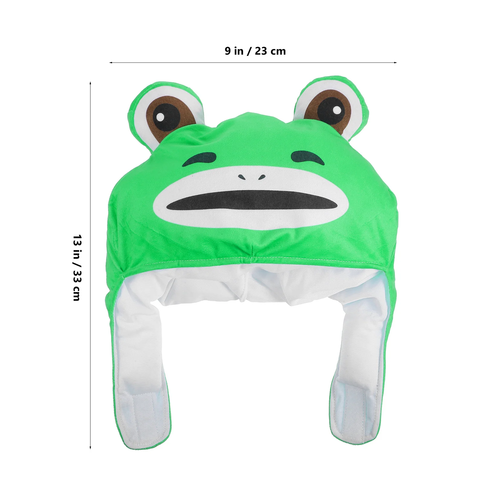 Kikkerhoofdhoed Verstelbaar Cartoon Design Kinderen Volwassenen Leuke fotografie Aankleden Kostuumaccessoire Kikkerhoed Peuter