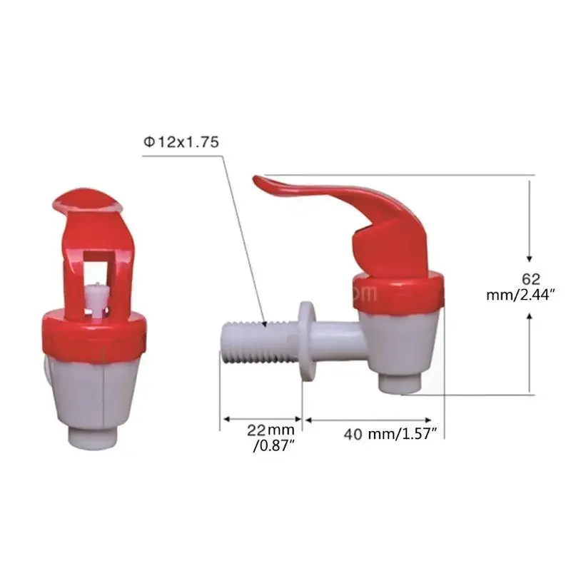 Beverage Dispenser Replacement Spigot Plastic Wine for Valve Beverage Juice Spigot for Homebrew Barrel Fermenter Wine Be