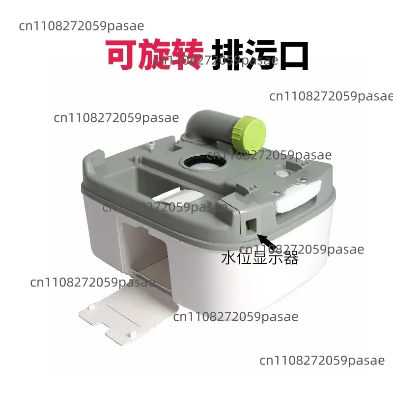 Portable Toilet, Portable Toilet Seat, Indoor Travel Flushing Toilet, Water-Saving Car Toilet Seat