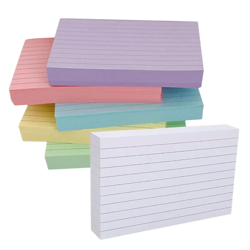 

300 Pcs Index Cards Note Paper Notebook Small Blank Pads for Work Precise Dimensions Smooth Writing Surface Clear Lines