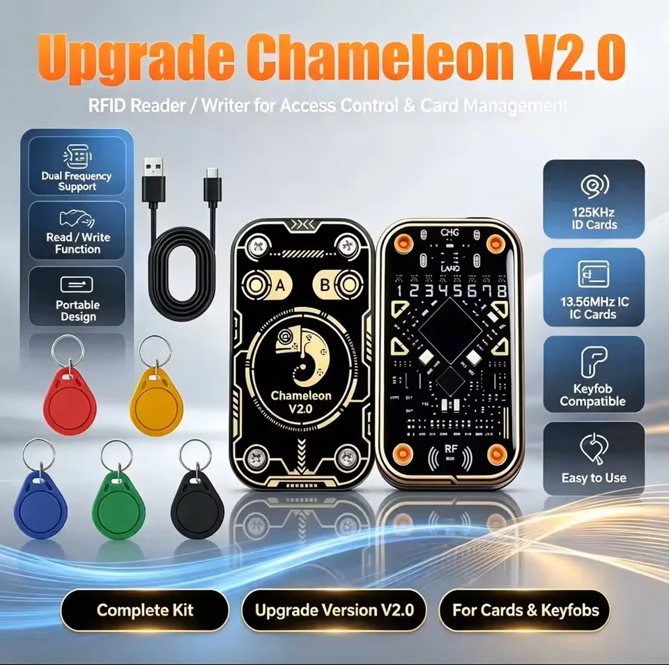 Chameleon Ultra Contactless Smart Card Emulator Compatible NFC Read Writer RFID Smart Chip ID IC Reader Tag Copyer
