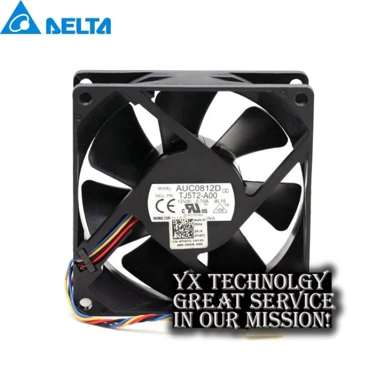 

New AUC0812D 8025 12V 0.70A 8cm 80mm PWM Temperature Control Cooling Fan Winds Of Wind Scattered For DELTA 80*80*25mm