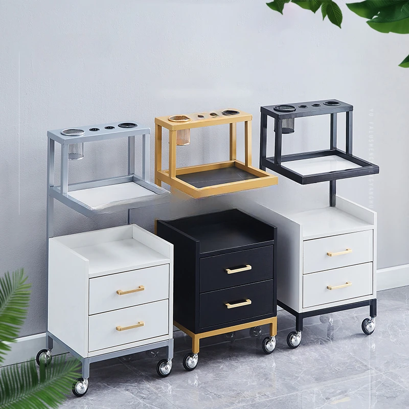 Modern Hair Special Tool AestheticsSalon Trolleys Barber Shop Spa Salon Nail Hair Shop Cabinet Cutting Auxiliary Carts Salon