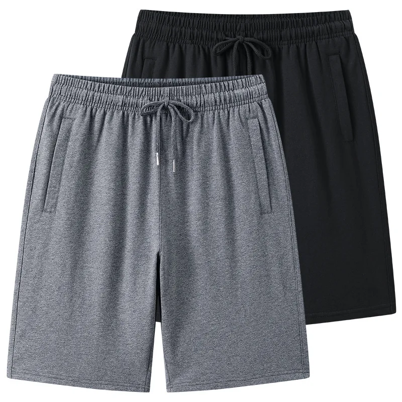 Mens Sports Pocket Solid Drawstring Board Trunk Beach Short Pants Shorts Summer Thin Trousers Zippered Pocket Loose Sweatpants