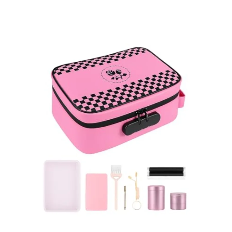 

Большая герметичная сумка для хранения с замком, дорожный органайзер с 3-значным кодовым замком, активированный уголь для контроля запаха