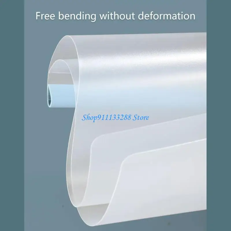 

G88D 10PCS Transparent PP Folders Set Files Documents Bag 12'' x 8.5'' 80 Sheets Papers Portable Flexible