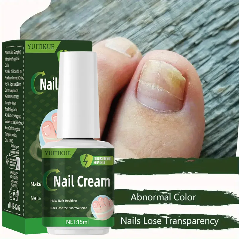 YUITIKUE Nail Repair Cream 15ml - Intensive Repair for Yellow & Dull Nails, Restores Healthy Glow, Day & Night Care