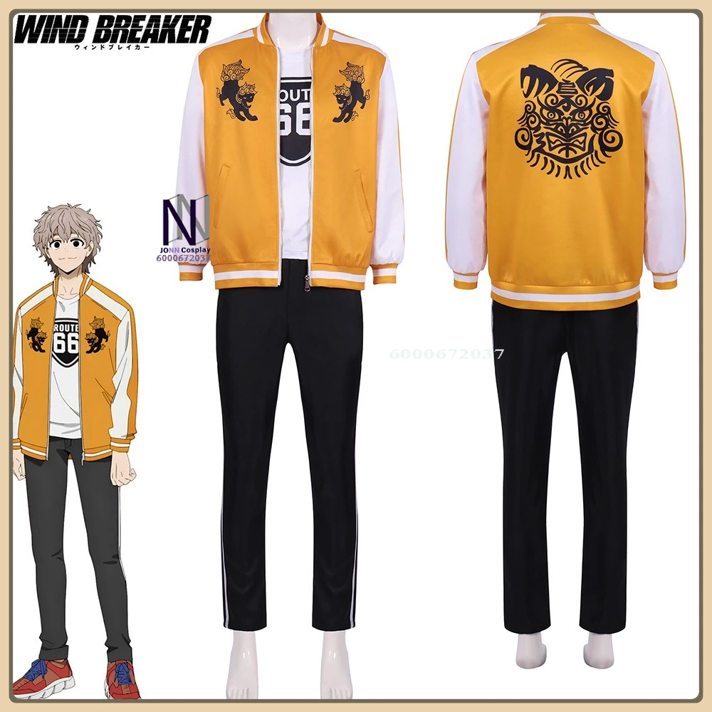 

Высококачественный костюм для косплея Чоджи Томиямы - Ветровка с принтом «Голова Льва», полный комплект мужской одежды в стиле аниме, костюм для Комик-Кона