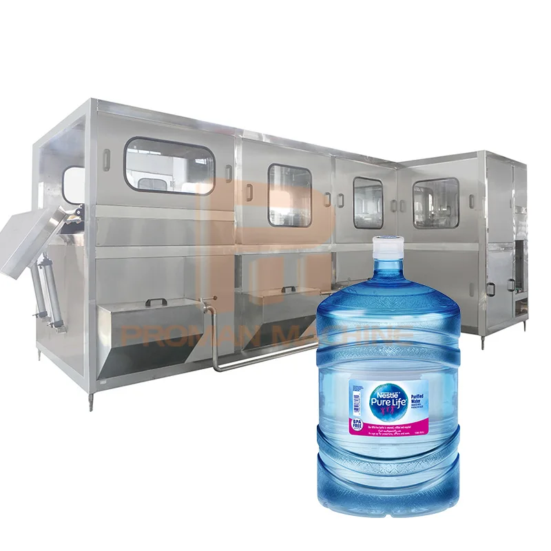 A to Z 19L 20L 5 Gallon Water Bottle Machine / 5Gallon Washing Filling and Capping Machine / 5 Gallon Water Bottling Machine