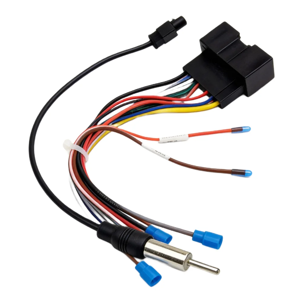 Car Radio Power Cord 24-16pin Harness Easy To Use Wear-resistant Non-deformable Limited Fitment Car Stereo Installation