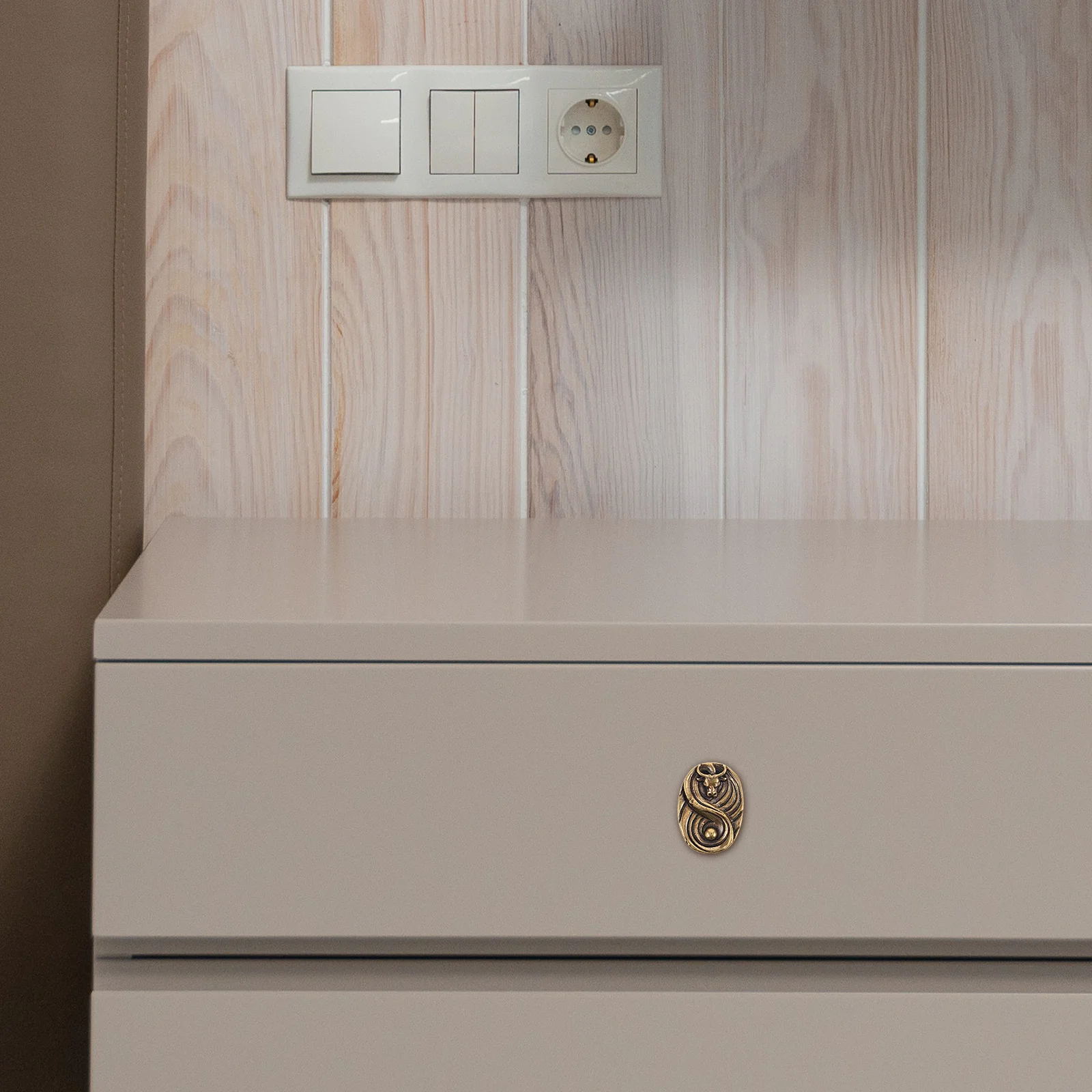 

Brass Bull Head Cabinet Knob Solid Brass Vintage Handles Retro Drawer Pulls Kitchen Cupboard Door Hardware Dresser