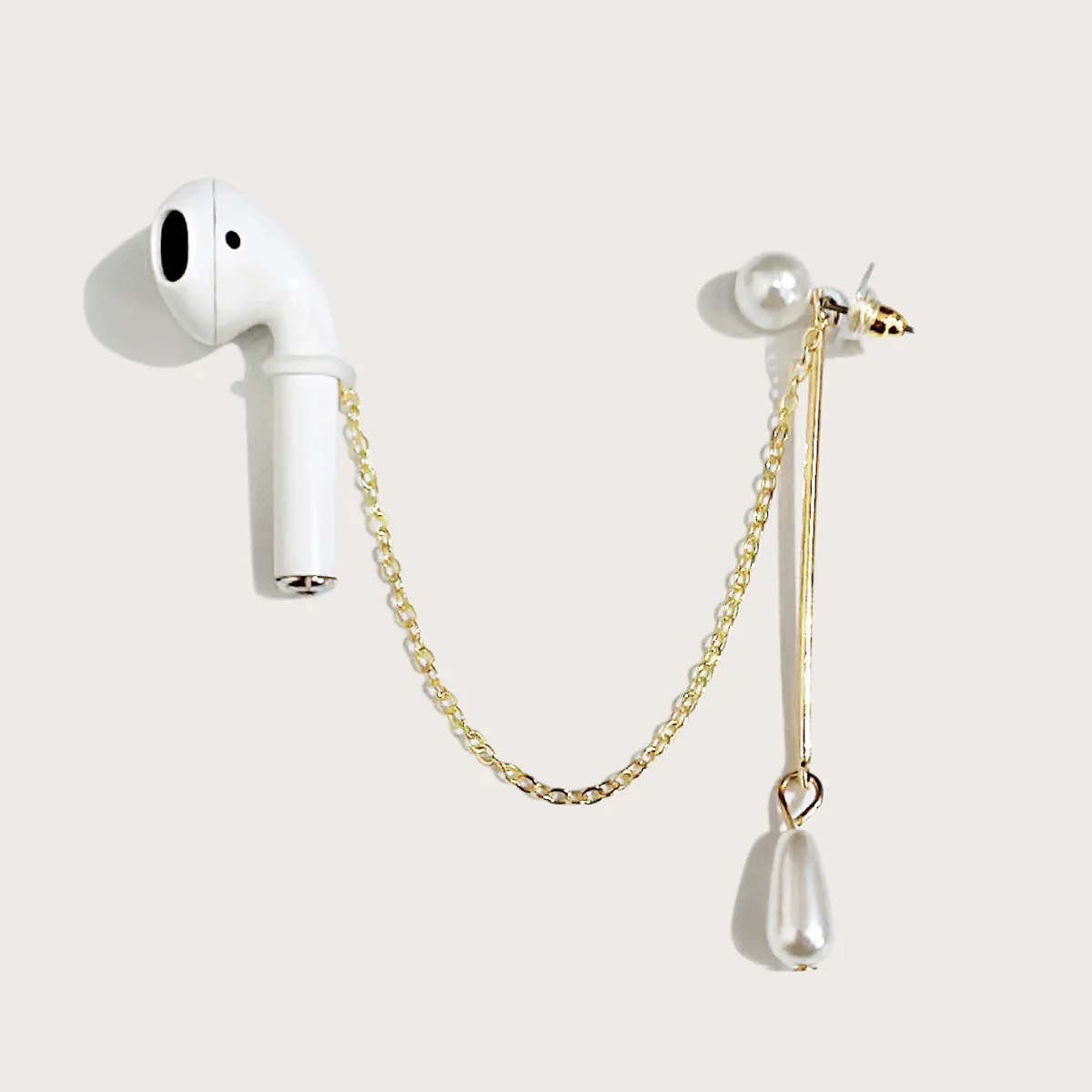 

Golden Drop Pearl Earrings For Airpods 1 2 3 Anti Loss Earrings Protective Earhooks Earphone Accessories For Airpods Earhooks