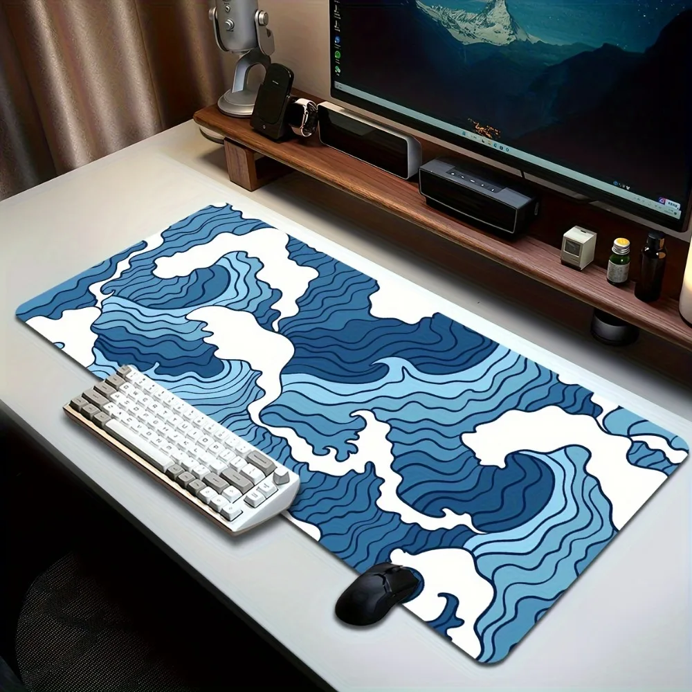 Oversized gaming mouse pad with non-slip rubber base - Perfect for office, home and esports - Ideal esports mouse pad for gamers