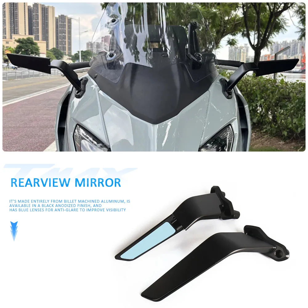 

Aluminum Rear View Mirrors For Yamaha T-MAX 560 T-Max560 Tech Max 2025 New Motorcycle Adjustable Mirror Accessories TMAX 560