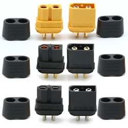 50 pair Amass XT60+ XT60H Plug Connector With Sheath Housing Male & Female For RC Lipo Battery FPV Quadcopter