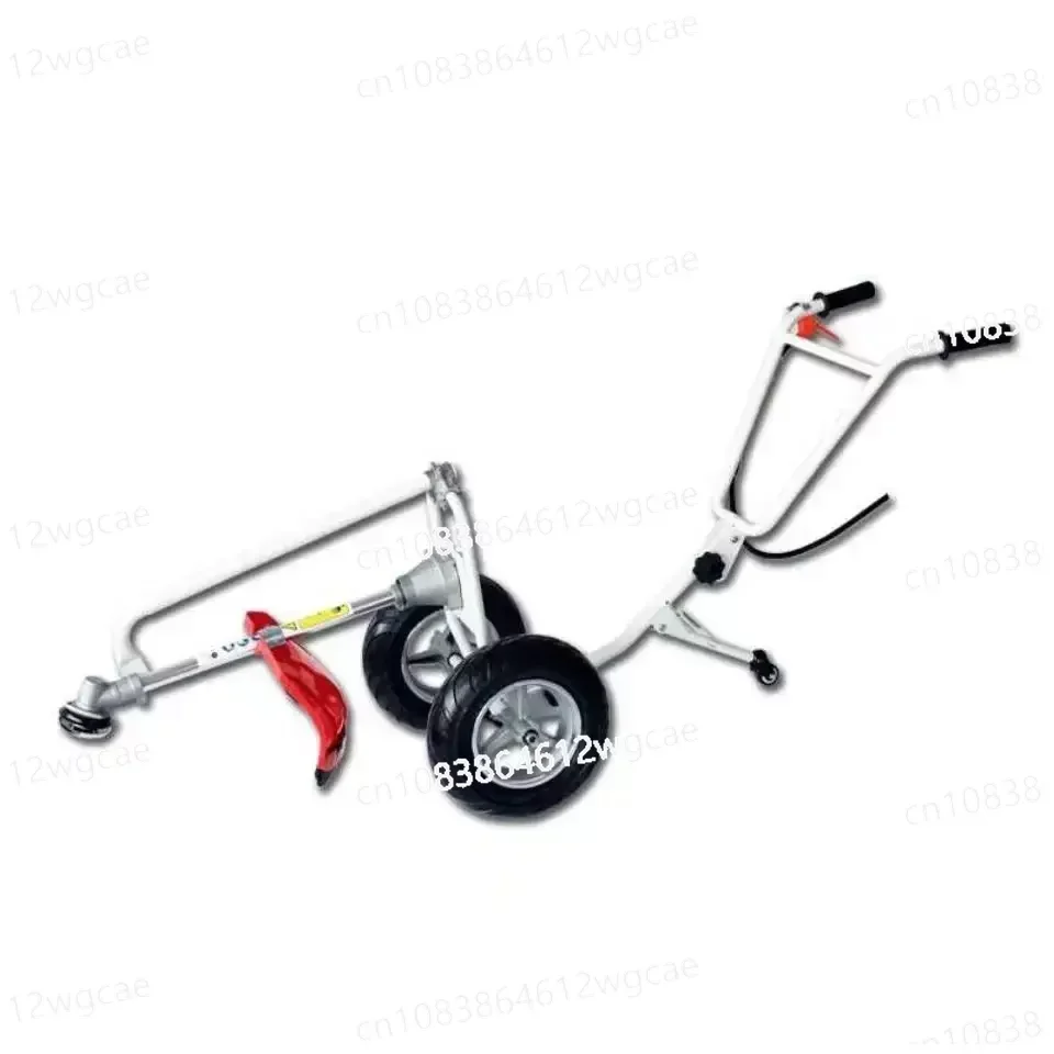 Hand Push Wheel Portable Mower Rack Rotary Weeder Separate Frame Without Engine Seat 43cc 52cc 63cc Brush Cutter Grass Trimmer