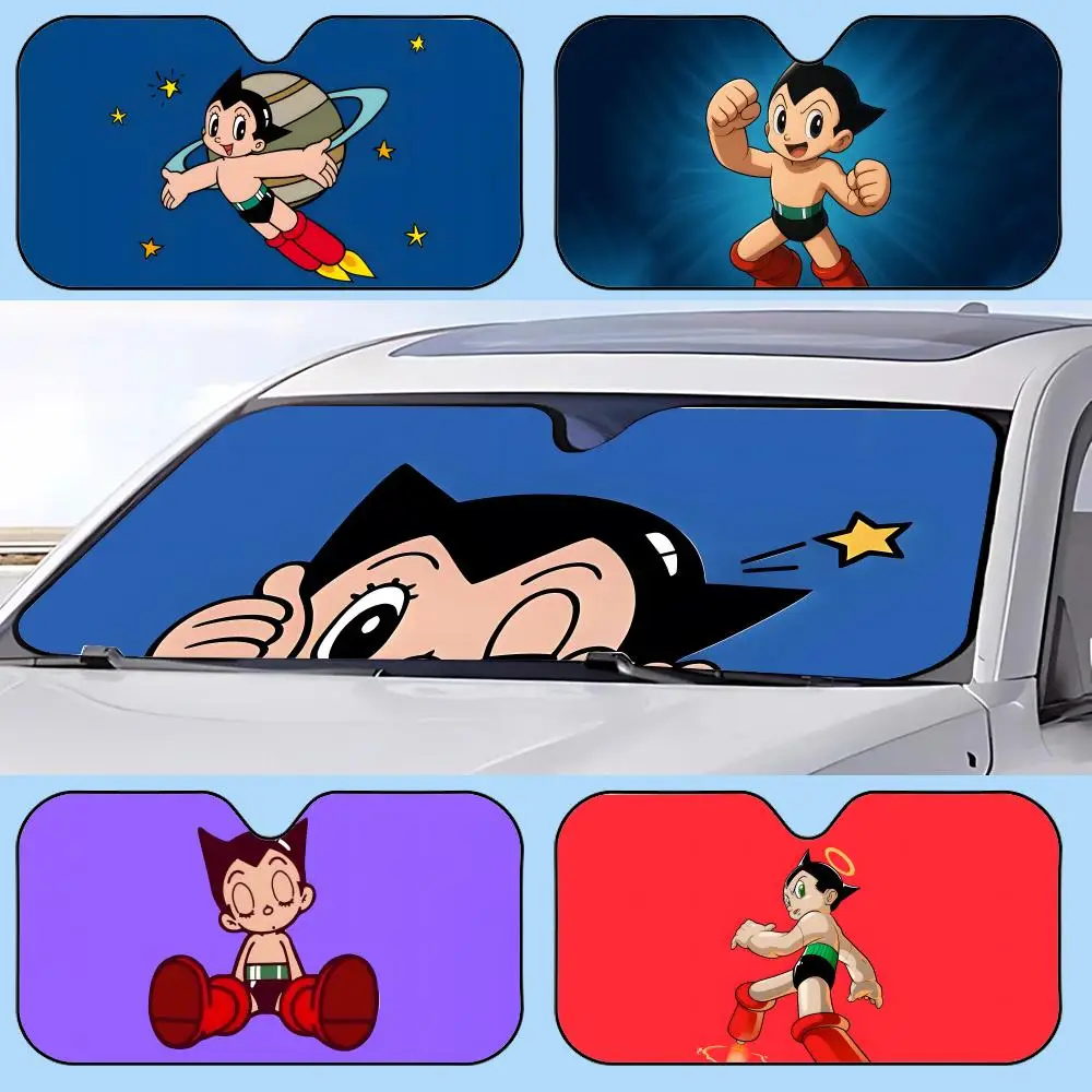 

Astro Boy Sun Visor Retractable Car Sun Visor Anti-Glare UV Protection Front Window Sunshade
