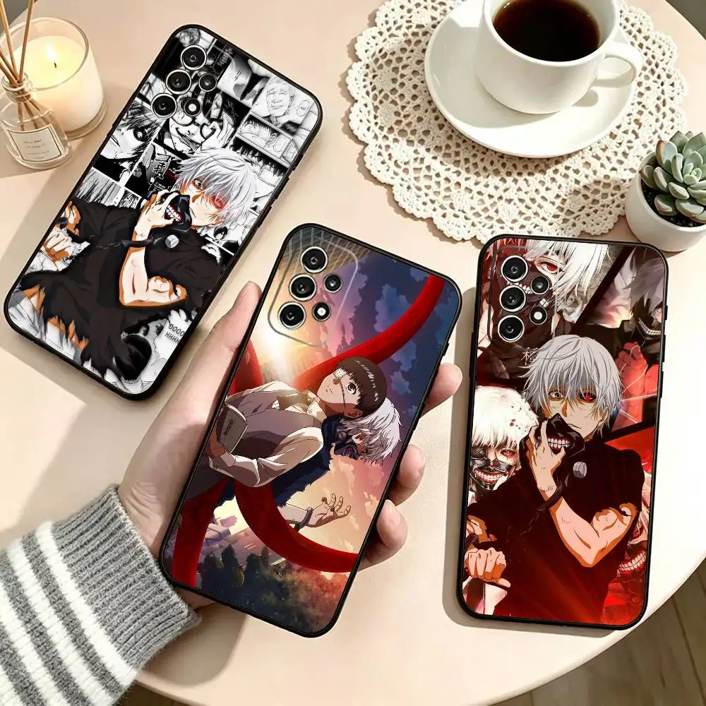 Cool Tokyo g-Ghoul Phone Case For Samsung S25,S24,S21,S22,S23,S30,Ultra,S20,Plus,Fe,Soft Silicone Black Cover