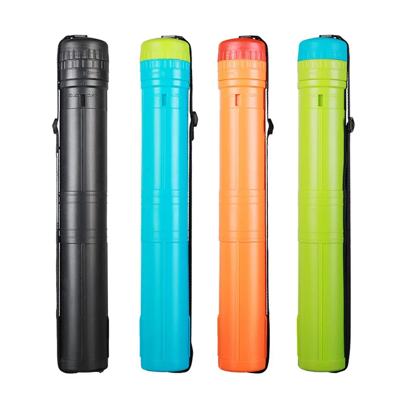 

Plastic Telescopic Painting Tube Blueprint Holder with Strap Storage Case Bucket Carrying