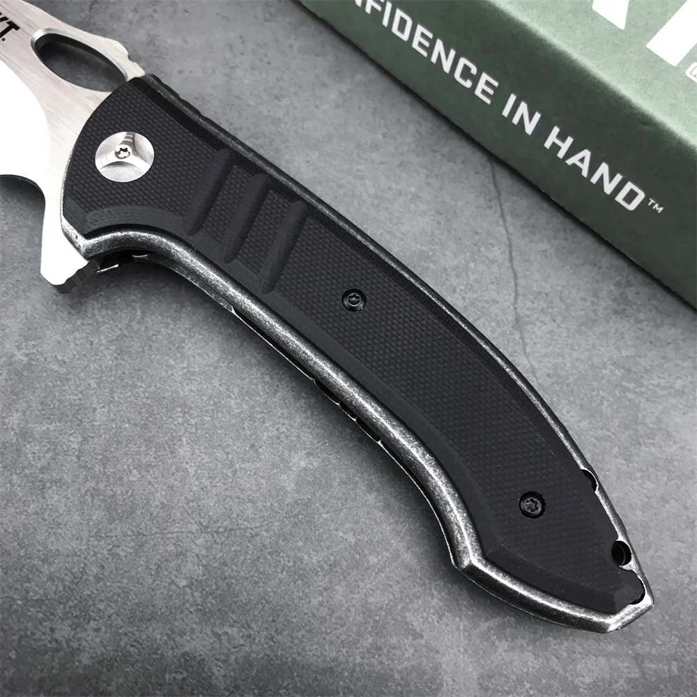 CR 5820 Ball Bearing Quick Open Pocket Folding Knife 8Cr13MoV Blade Stainless Steel & G10 Handle Outdoor Camping Hunting Knife