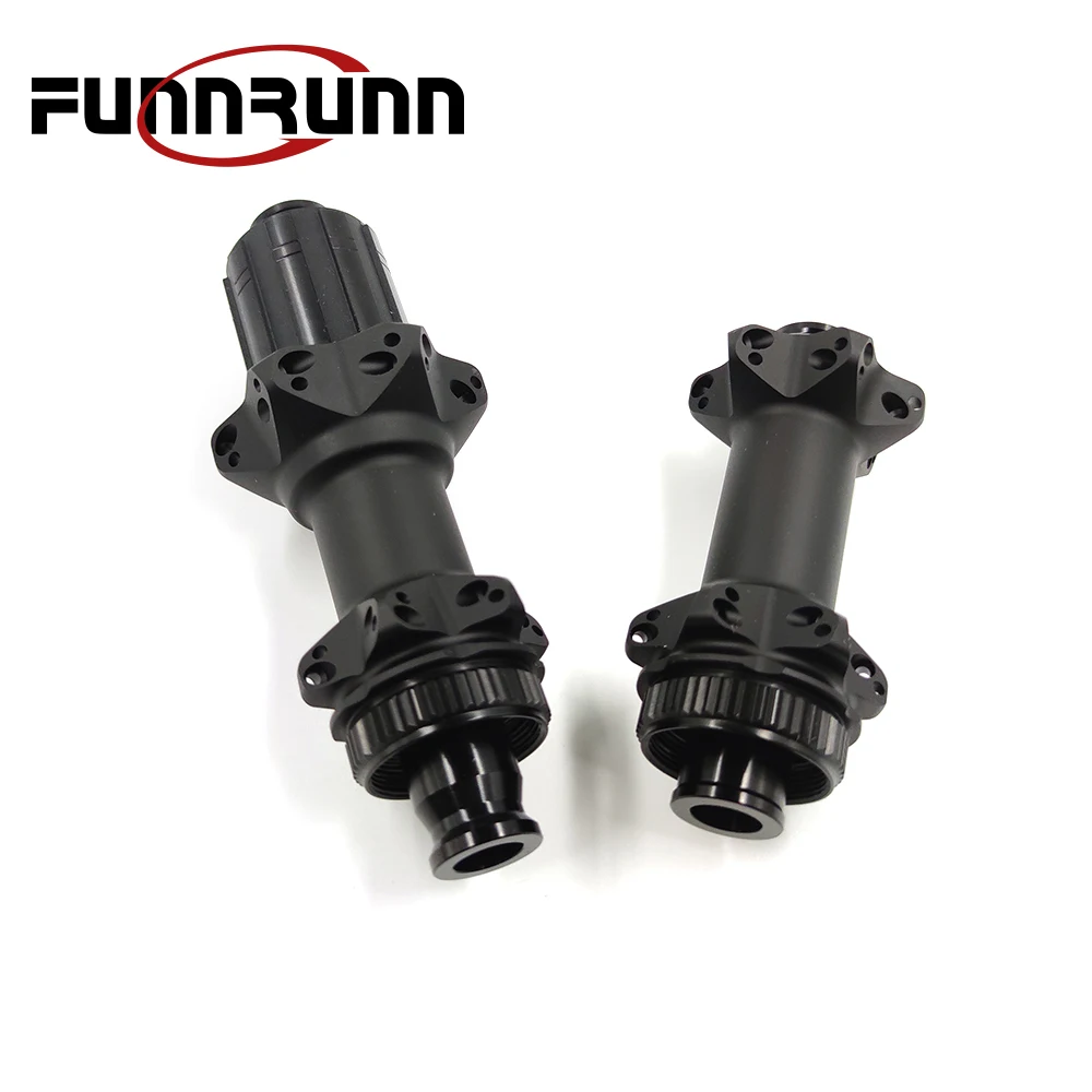 

24Holes Funnrunn M180 MTB Road Disc Brake Ratchet Hub Straight Pull Front 12x100mm Rear 12x142mm Cassette Body HG 9/10/11S