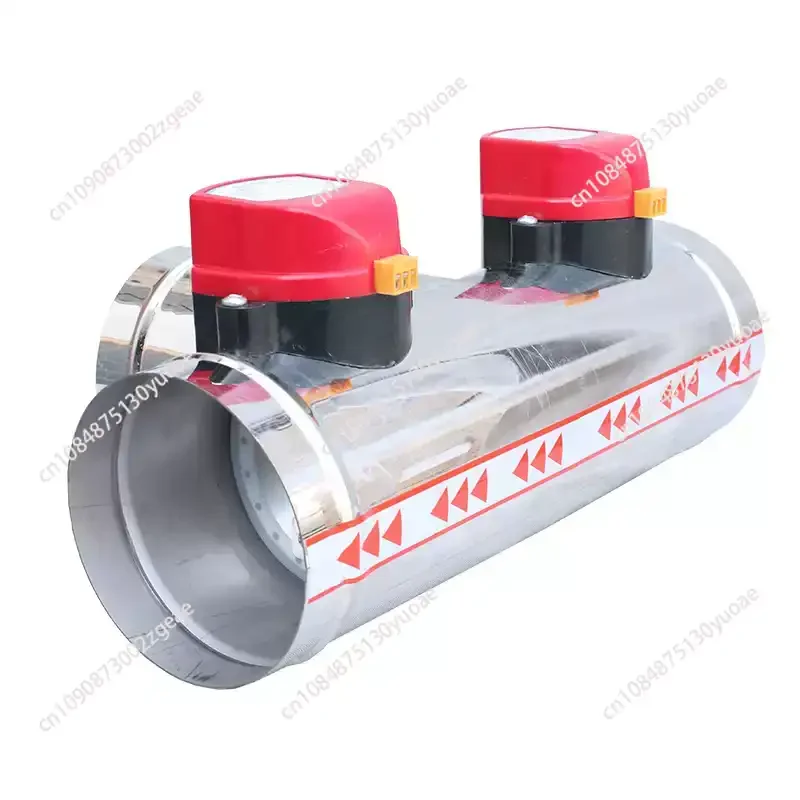 AC 220v AC110V DC12V DC24V stainless steel  motorized ventilation register motorized valve  Air Duct Valve  OD51mm-150mm