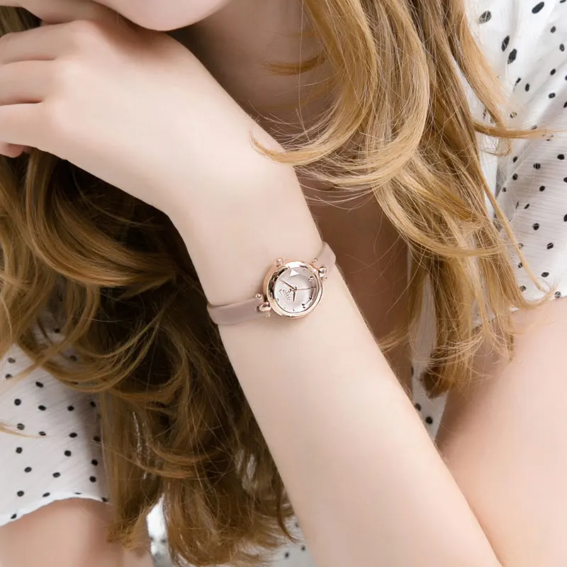 Mini Lady Women's Watch Japan Quartz Elegant Cute Fashion Small Hours Bracelet Leather Clock Girl Birthday Gift Julius Box