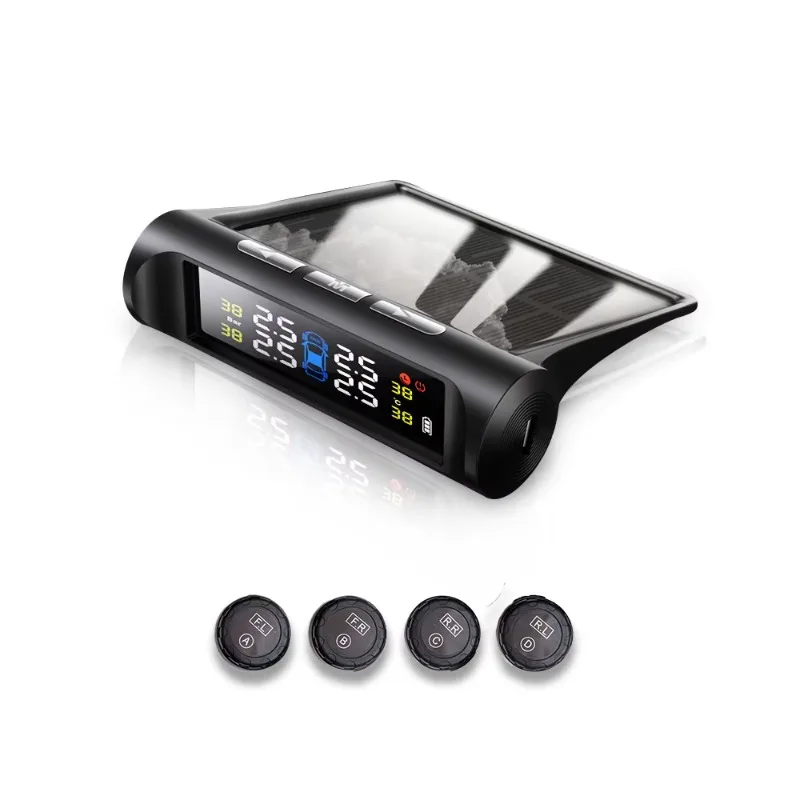 

48H Delivery Solar Car External Tire Pressure Monitoring System Digital Tire Gauge TPMS
