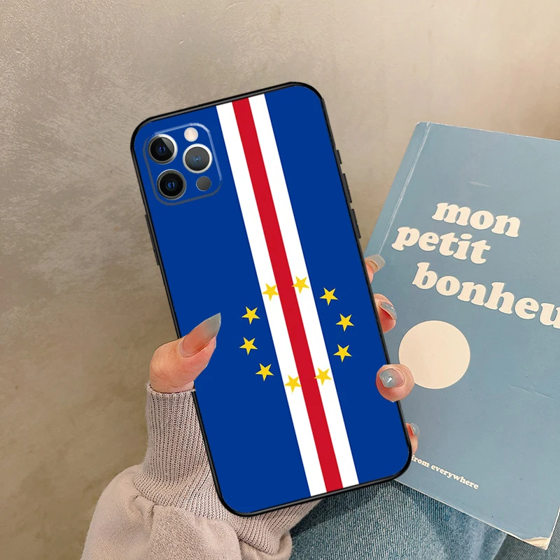 حافظة هاتف من السيليكون بعلم كيب فيردي لهاتف آيفون 17 إير 17 برو 17 برو ماكس غطاء كامل #5