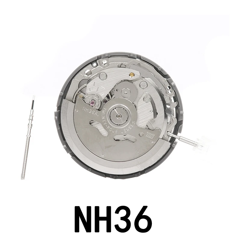 Japón de alta gama de alta precisión movimiento de reloj automático mecánico NH35 NH36 NH34 Miyota 9015 24 piedras preciosas