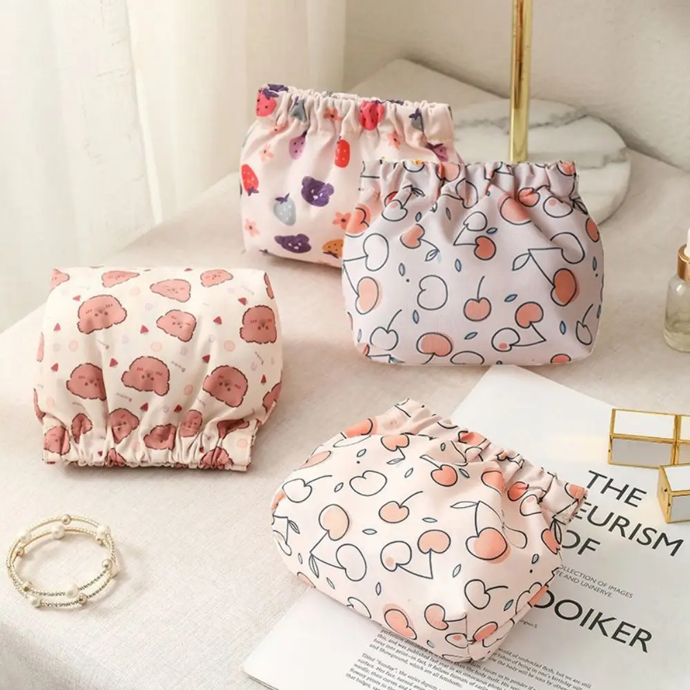 

Automatic Closing Coin Purses Women Coin Pouch Travel Lipstick Cosmetic Bag Fashion Waterproof Nylon Storage Bags