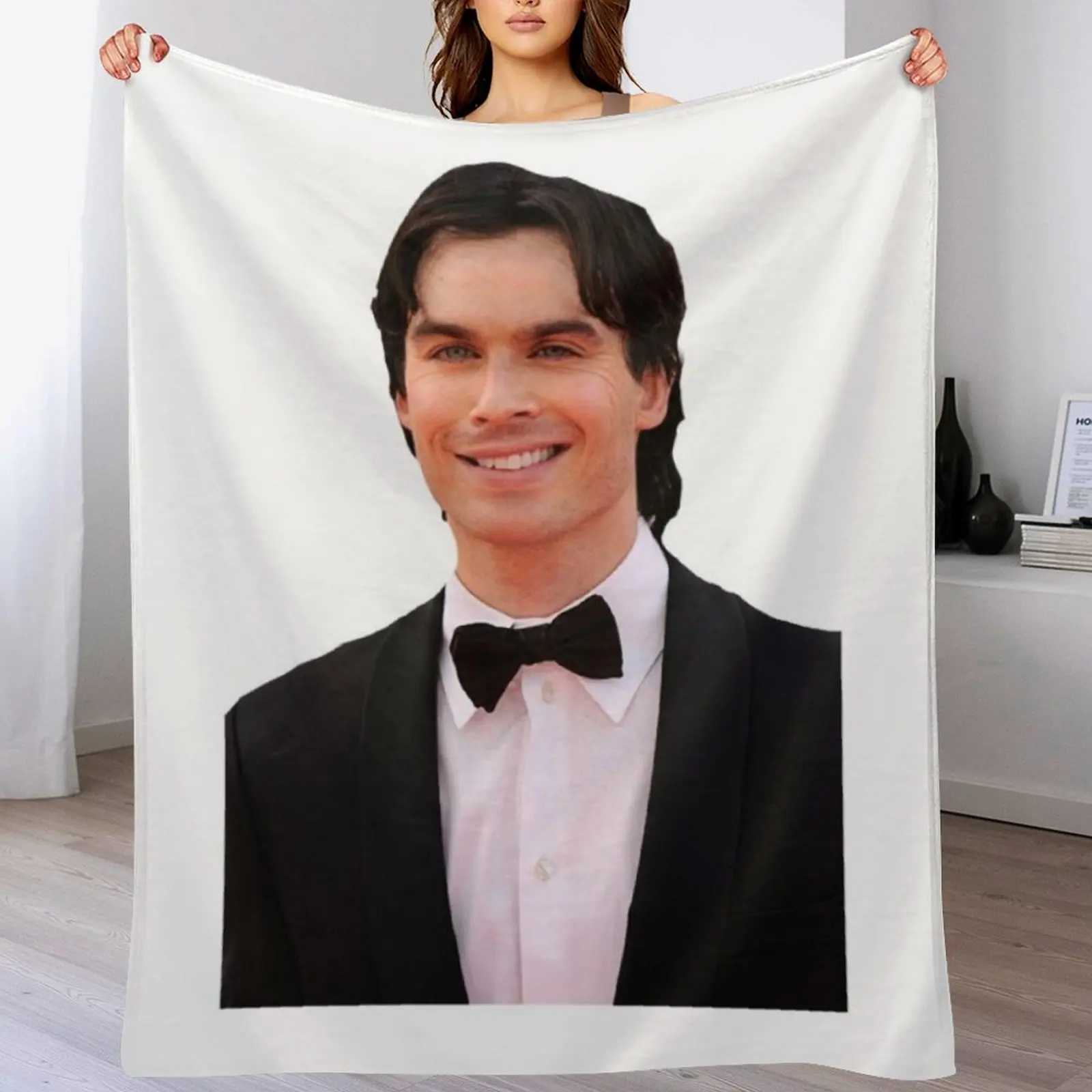 Ian Somerhalder (aka Damon Salvator) Throw Blanket