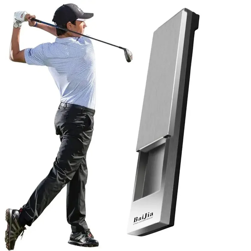 

Golf Swing Training Aid Stainless Steel Golf Practice Equipment Reusable Portable Posture Correction Supplies For Golf Beginner