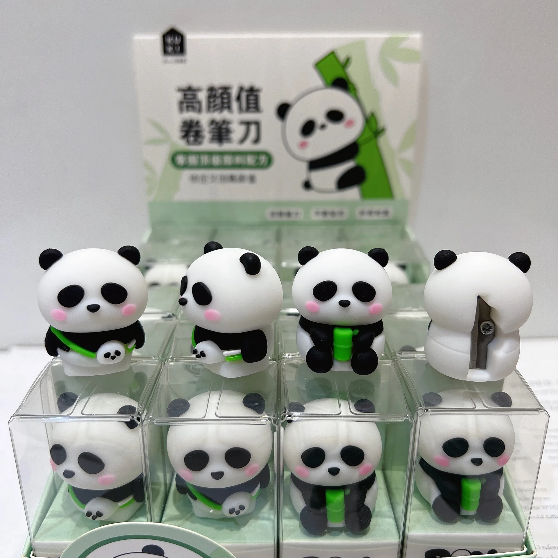 2 pz Kawaii morbido Silicone Panda temperamatite scuola forniture per ufficio regalo cancelleria bambini ricompensa premi carino Deco Journal